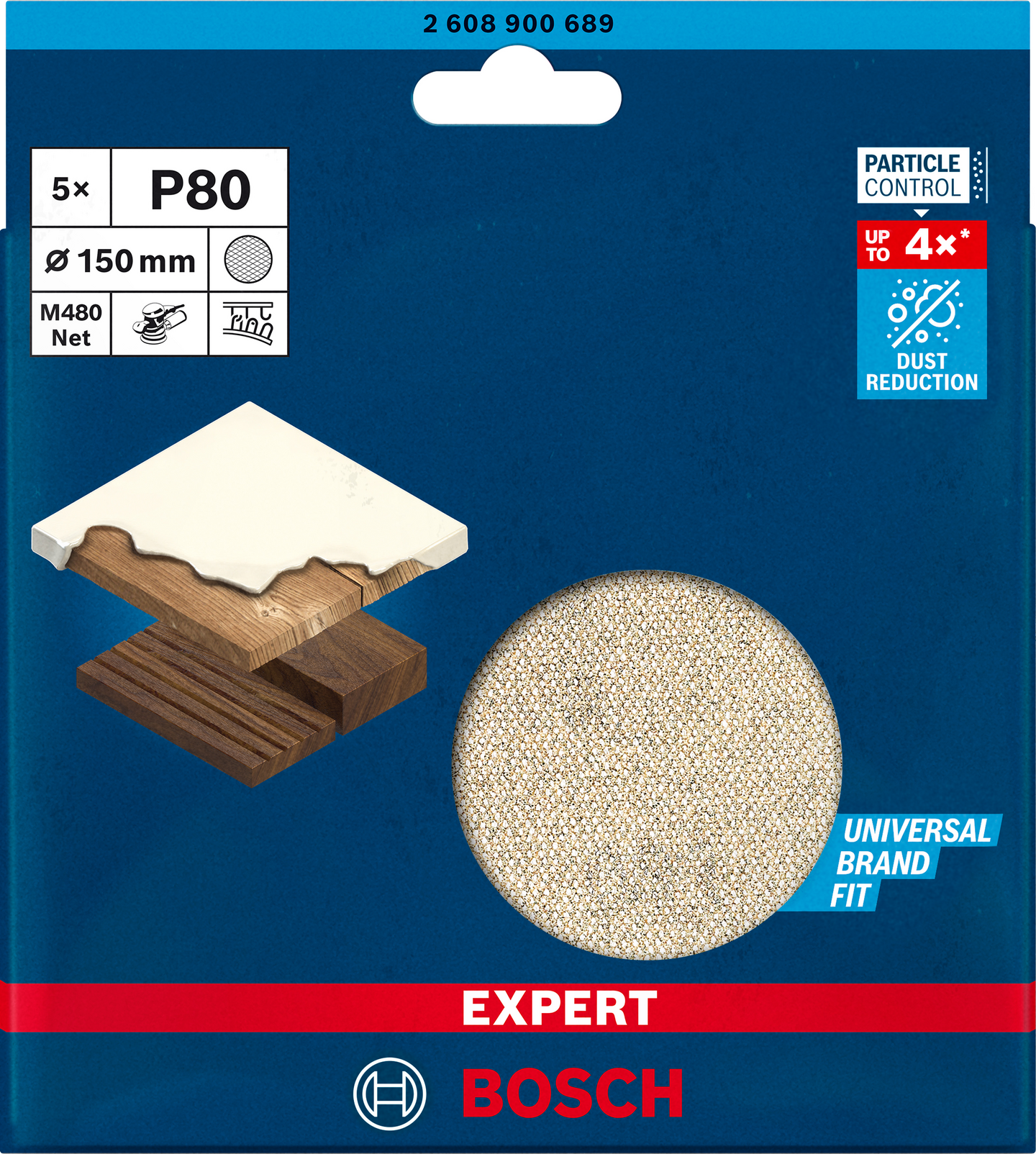 SLIPARK BOSCH EXC NET EXPERT K80 150MM 5ST