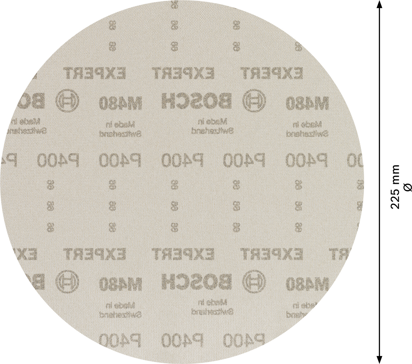 Hiomaverkko kipsilevyhiomakoneelle Bosch Expert M480 225mm G400 25kpl