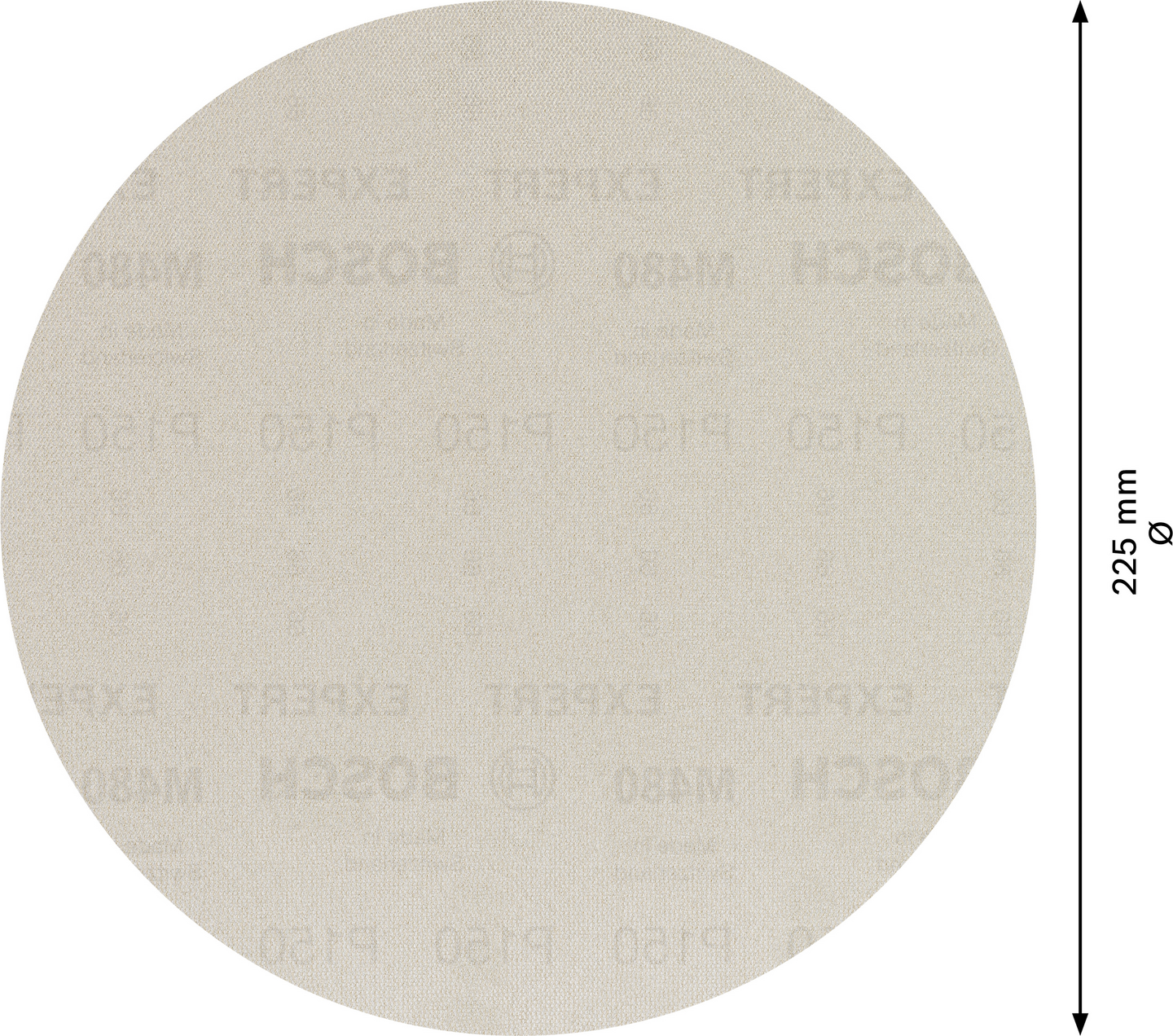 Hiomaverkko kipsilevyhiomakoneelle Bosch EXPERT M480, 225 mm, G 150, 25 kpl