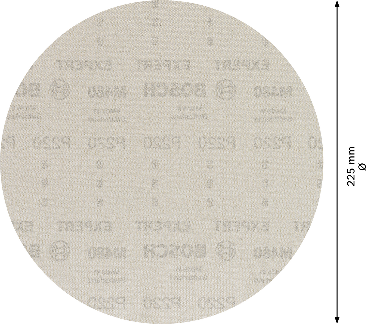 Hiomaverkko kipsilevyhiomakoneelle Bosch EXPERT M480, 225 mm, G 220, 25 kpl