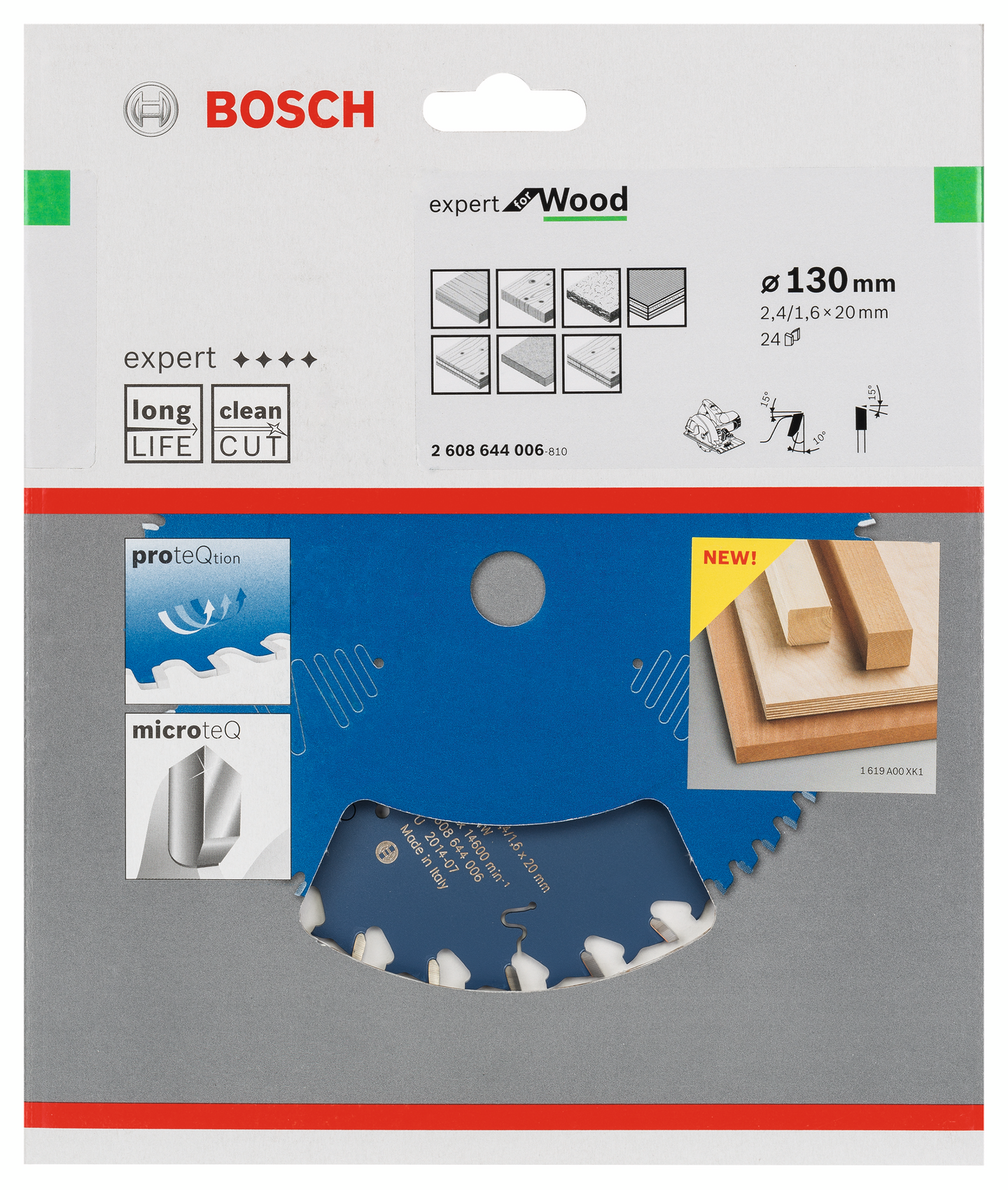 CIRKELSÅGKLINGA BOSCH EXP WOOD 130X20X2,4MM 24T