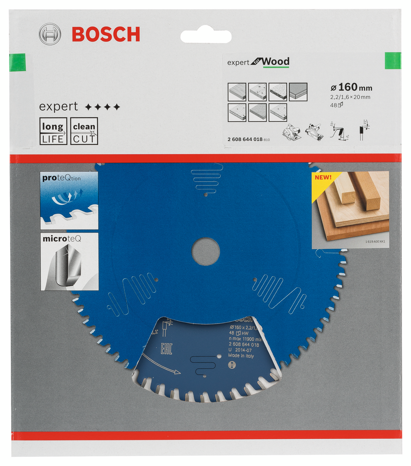 CIRKELSÅGKLINGA BOSCH EXP WOOD 160X20X2,2MM 48T