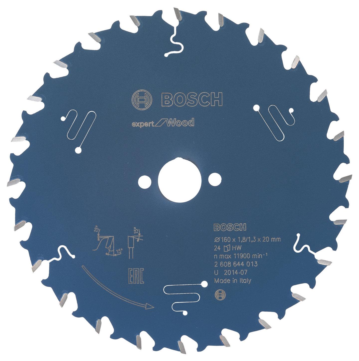 CIRKELSÅGKLINGA BOSCH EXP WOOD 160X20X1,8MM 24T