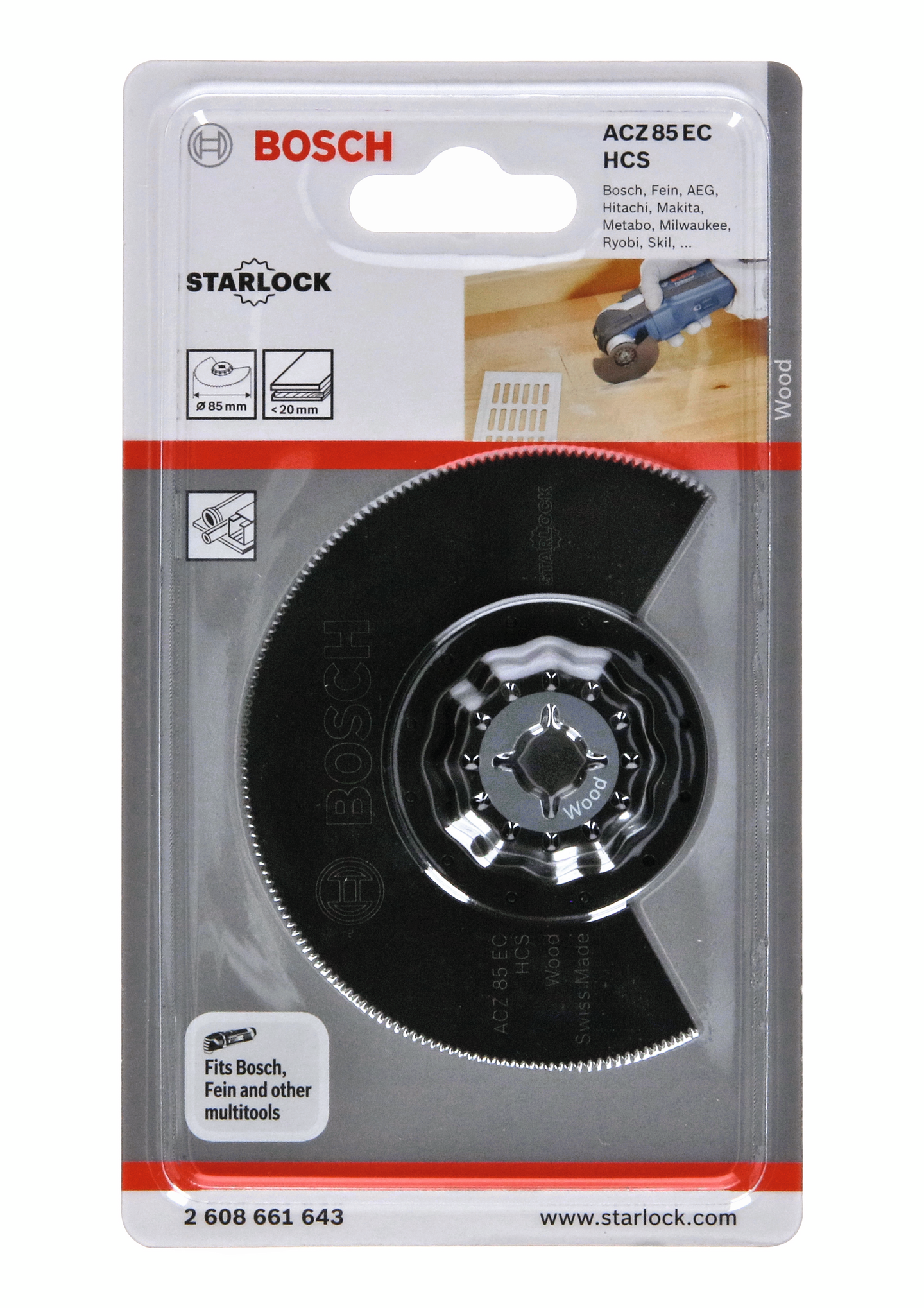 SÅGBLAD HCS RUND 85MM MULTISLIP BOSCH