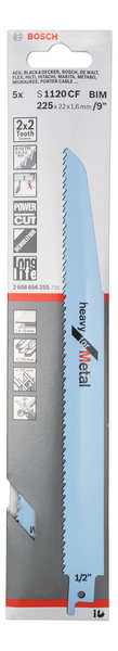 TIGERSÅGBLAD S1120CF 5ST METALL BOSCH