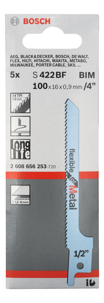 TIGERSÅGBLAD BOSCH S422BF 5ST
