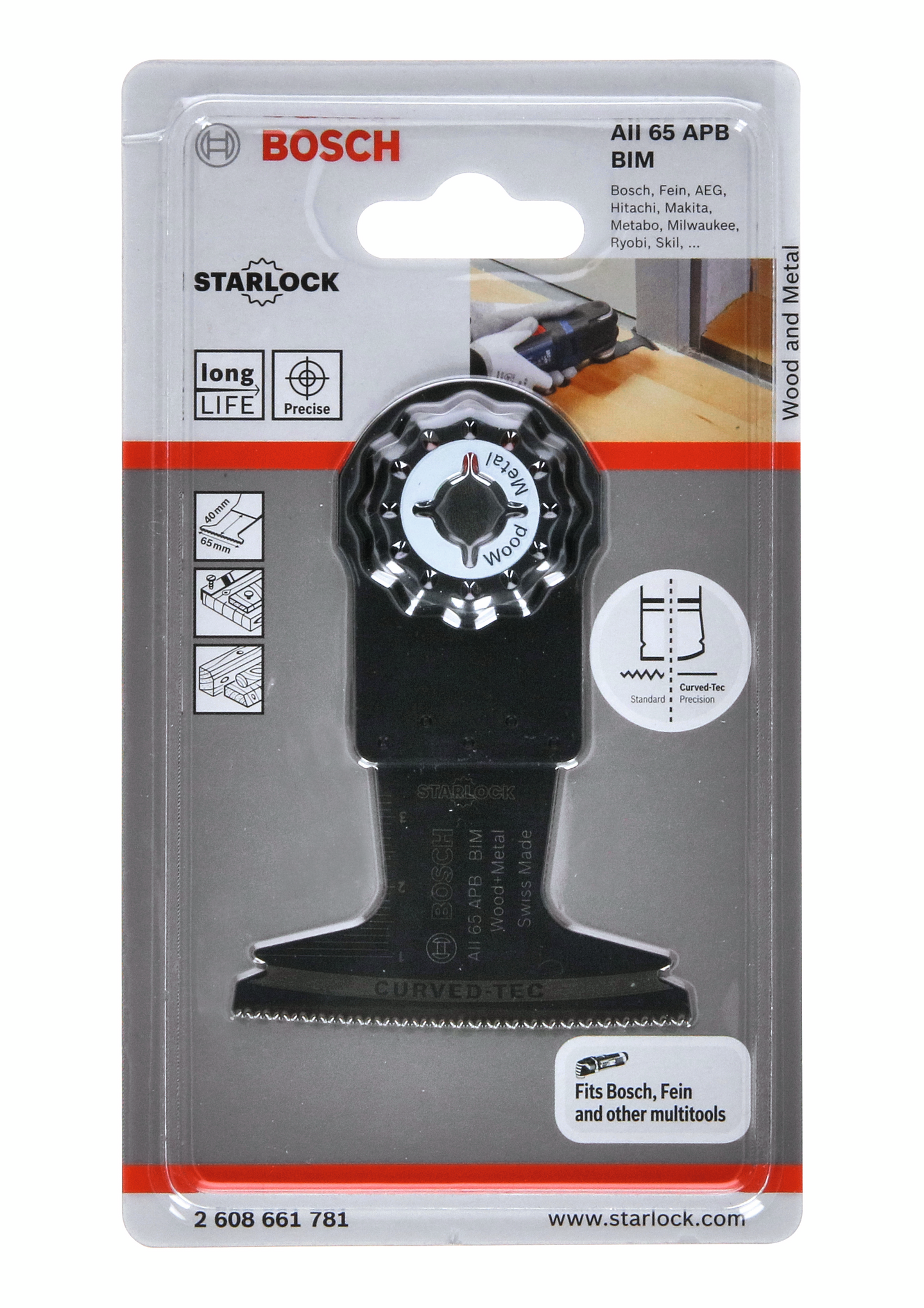 SÅGBLAD AIZ 60 EB 65X40MM MULTISLIP BOSCH