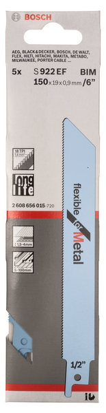 TIGERSÅGBLAD BOSCH S922EF 5ST