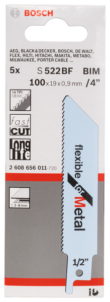 TIGERSÅGBLAD BOSCH S522 BF 5ST