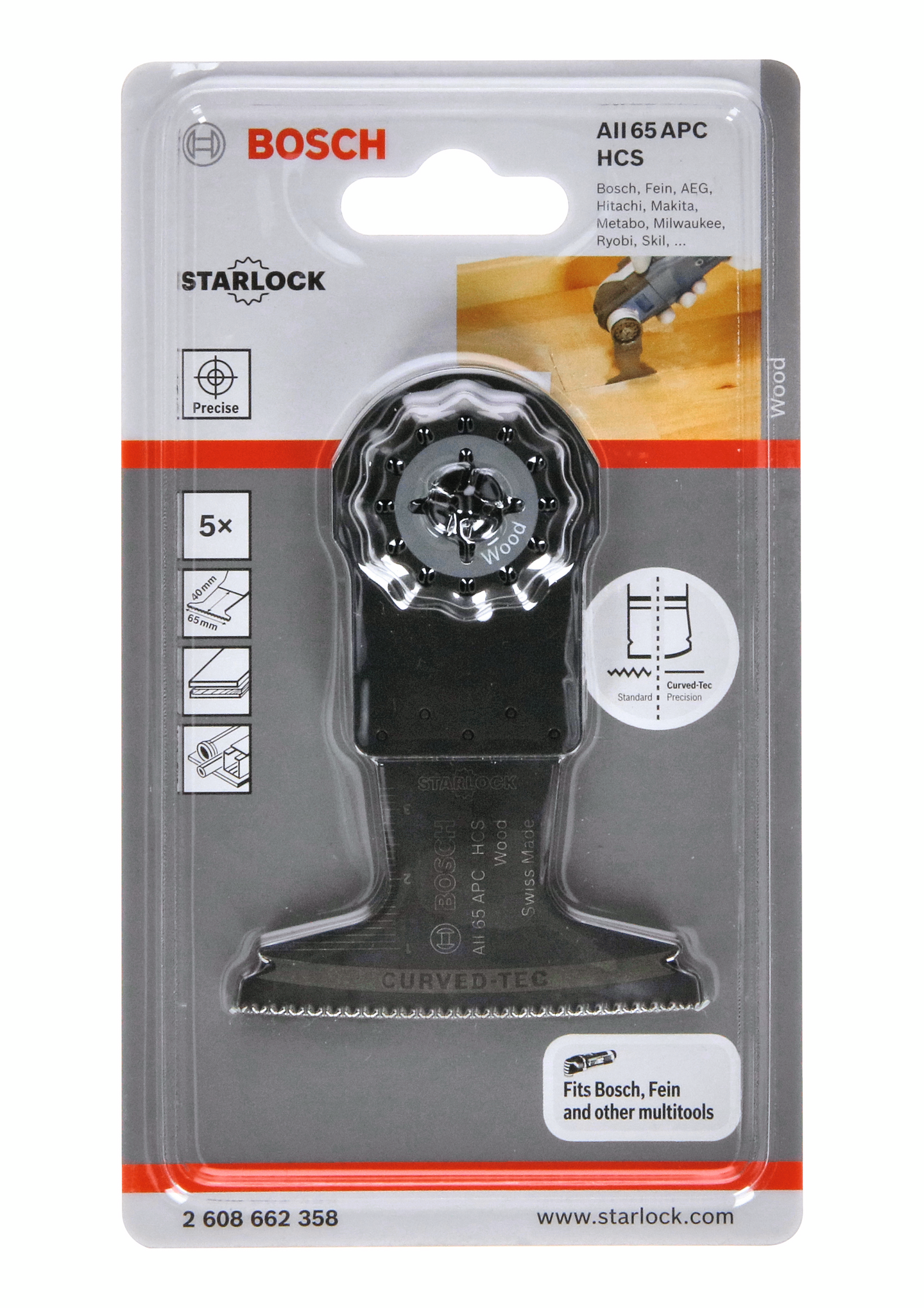 SÅGBLAD BOSCH AIZ 65 BC HCS 65 STANDARD 5ST