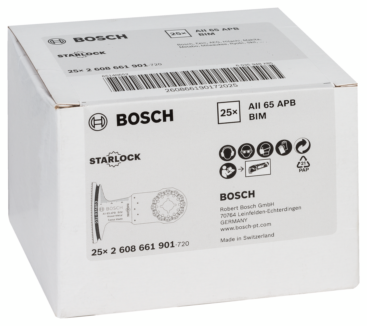 SÅGBLAD BOSCH AIZ65BB BIM 65X40MM BULK