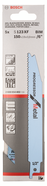 TIGERSÅGBLAD BOSCH S123XF PROG METAL 5P