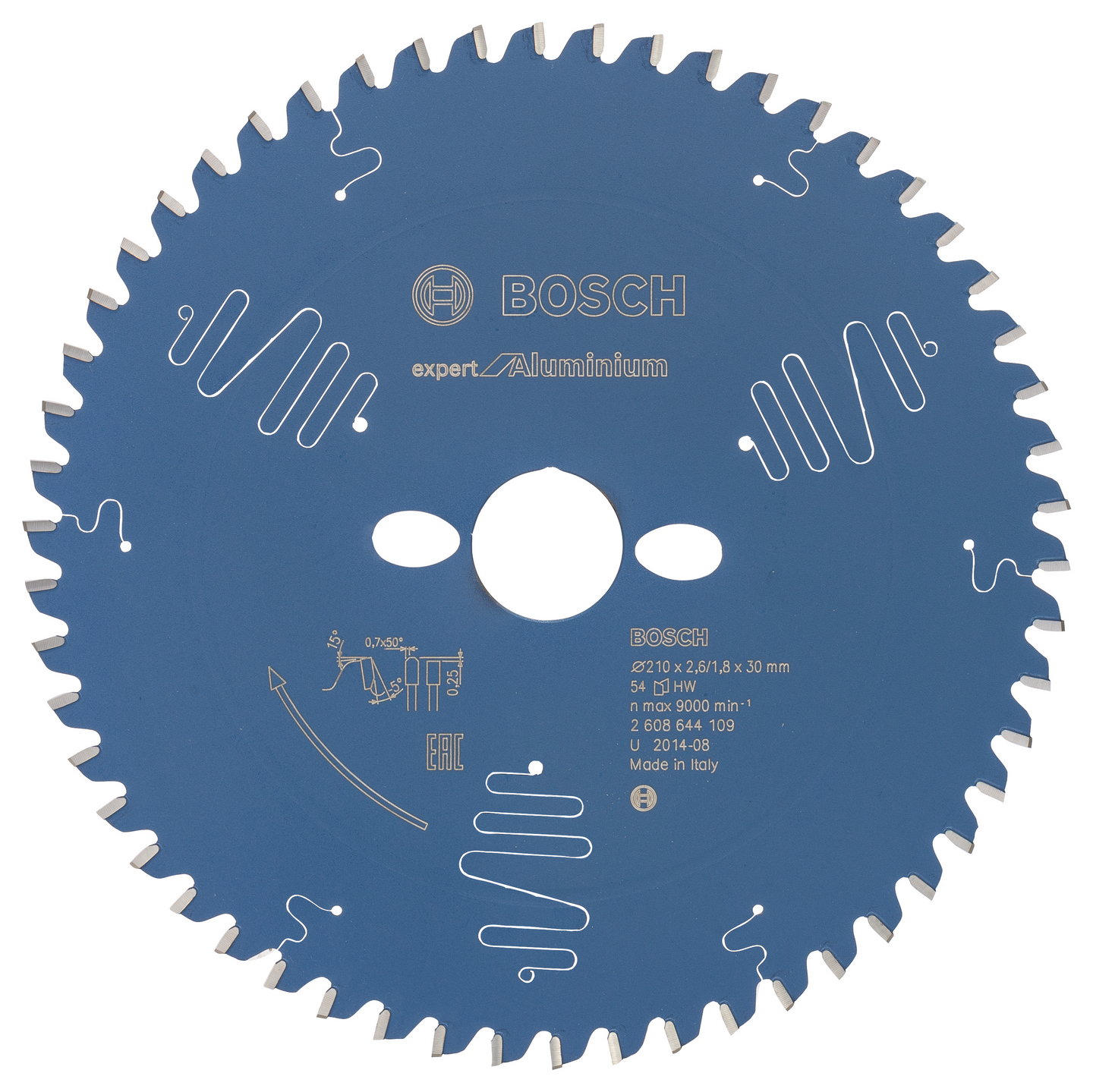 CIRKELSÅGKLINGA BOSCH EXP ALU 210X30X2,6MM 54T