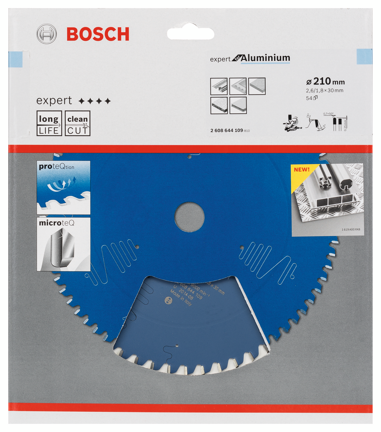 CIRKELSÅGKLINGA BOSCH EXP ALU 210X30X2,6MM 54T
