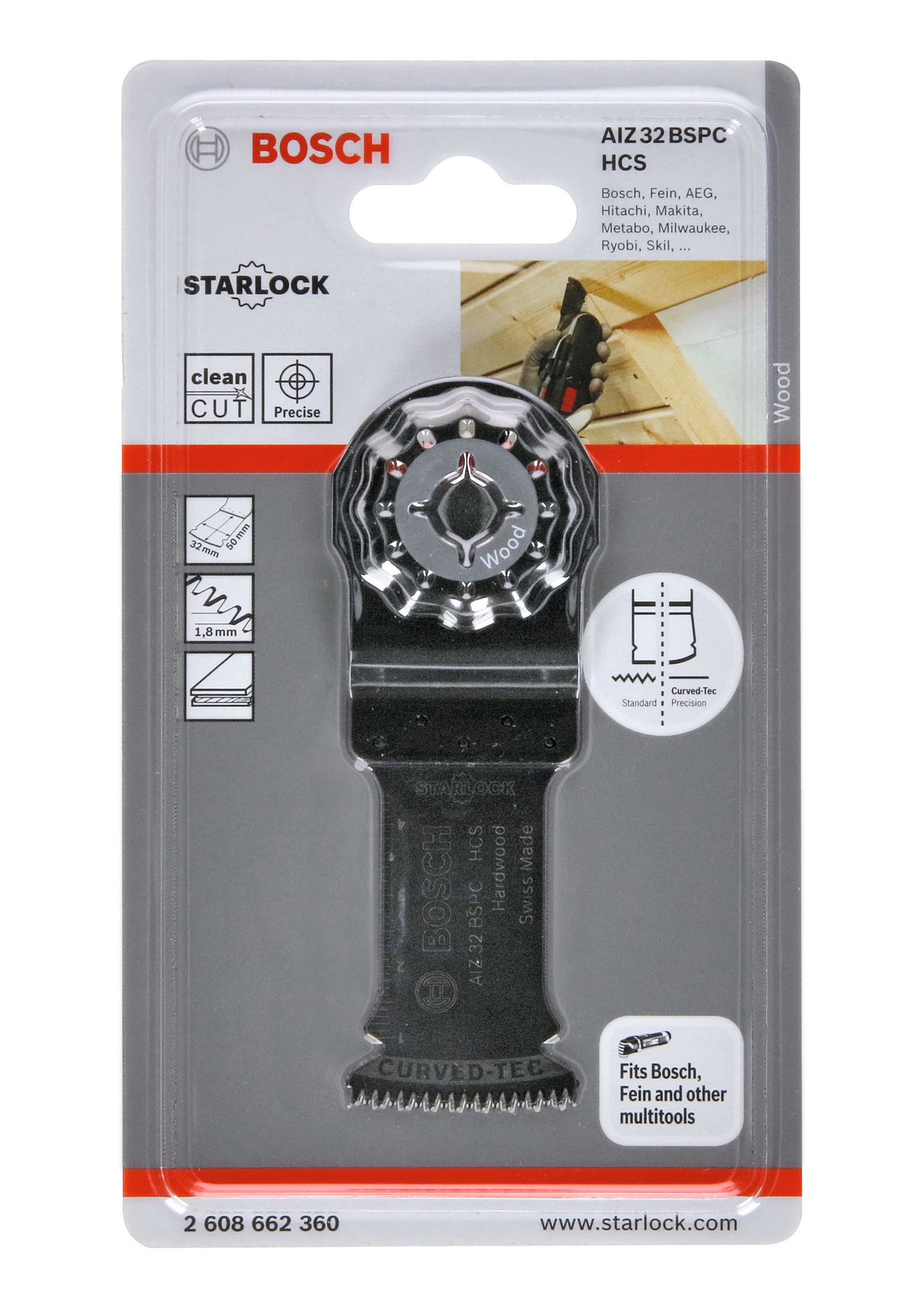 SÅGBLAD BOSCH AIZ 32 BPC HCS 32MM JAPAN TANDAD