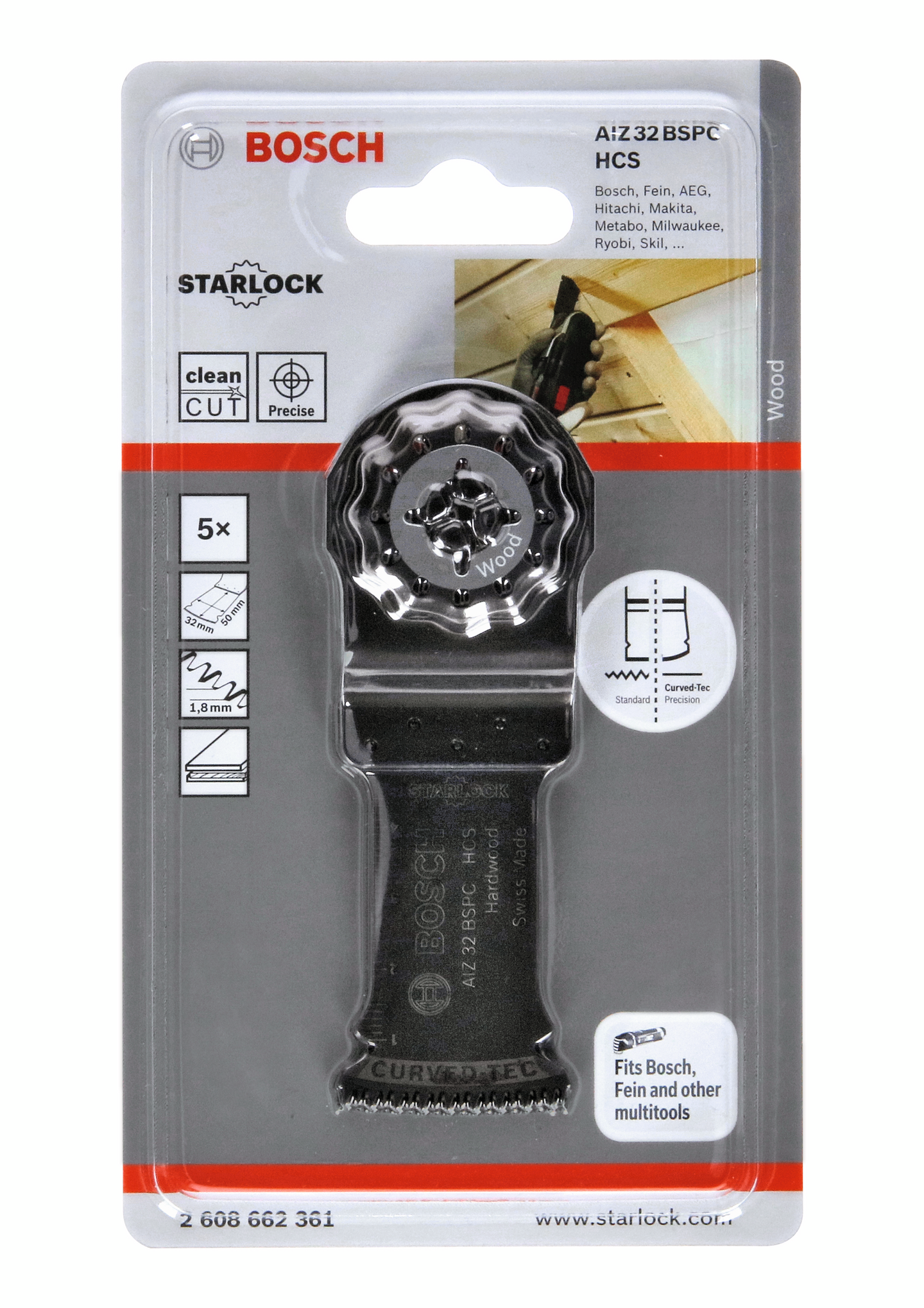 SÅGBLAD BOSCH AIZ 32 BPC HCS 32MM JAPAN 5ST