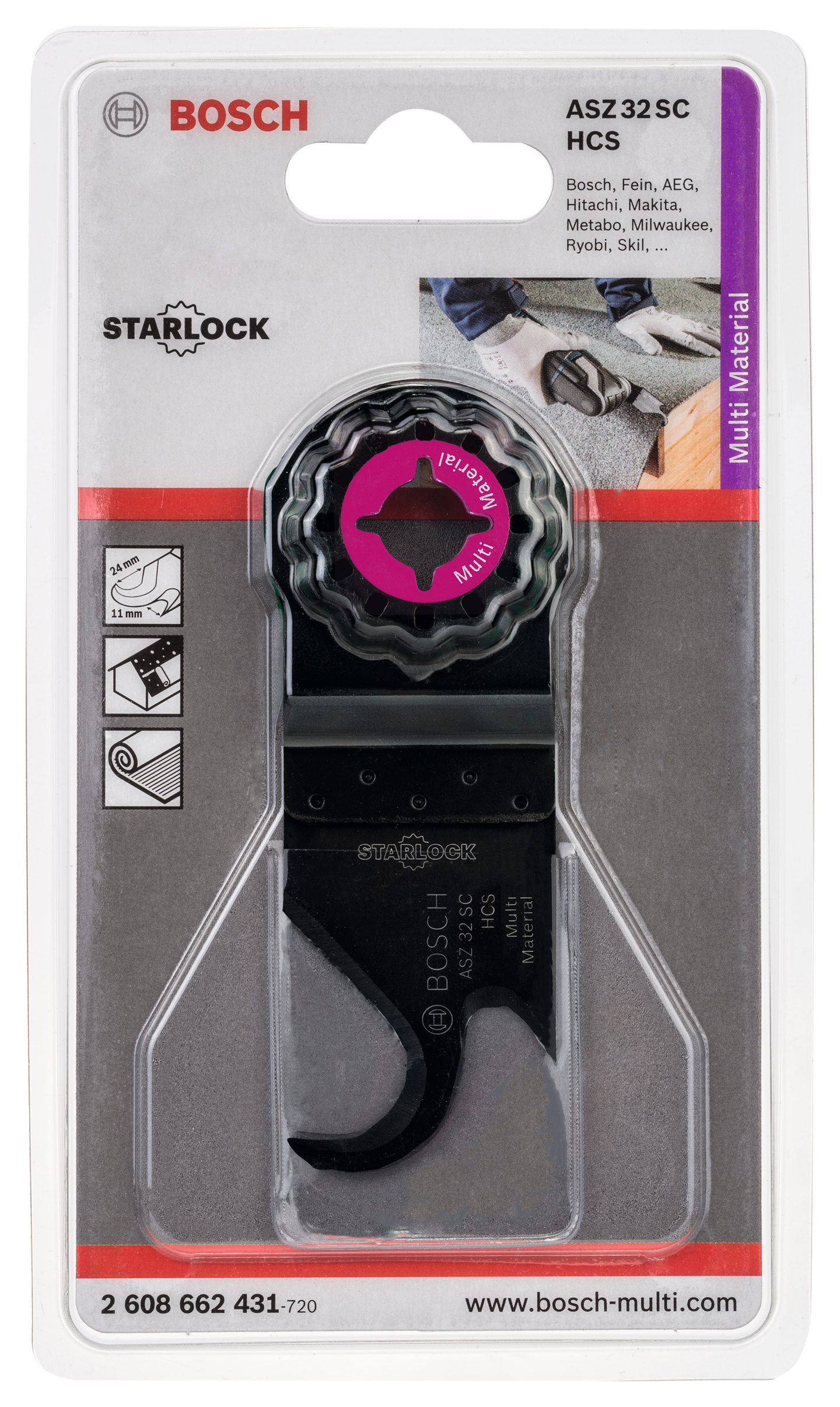 KNIV BOSCH MULTI OMT ASZ 32 SC