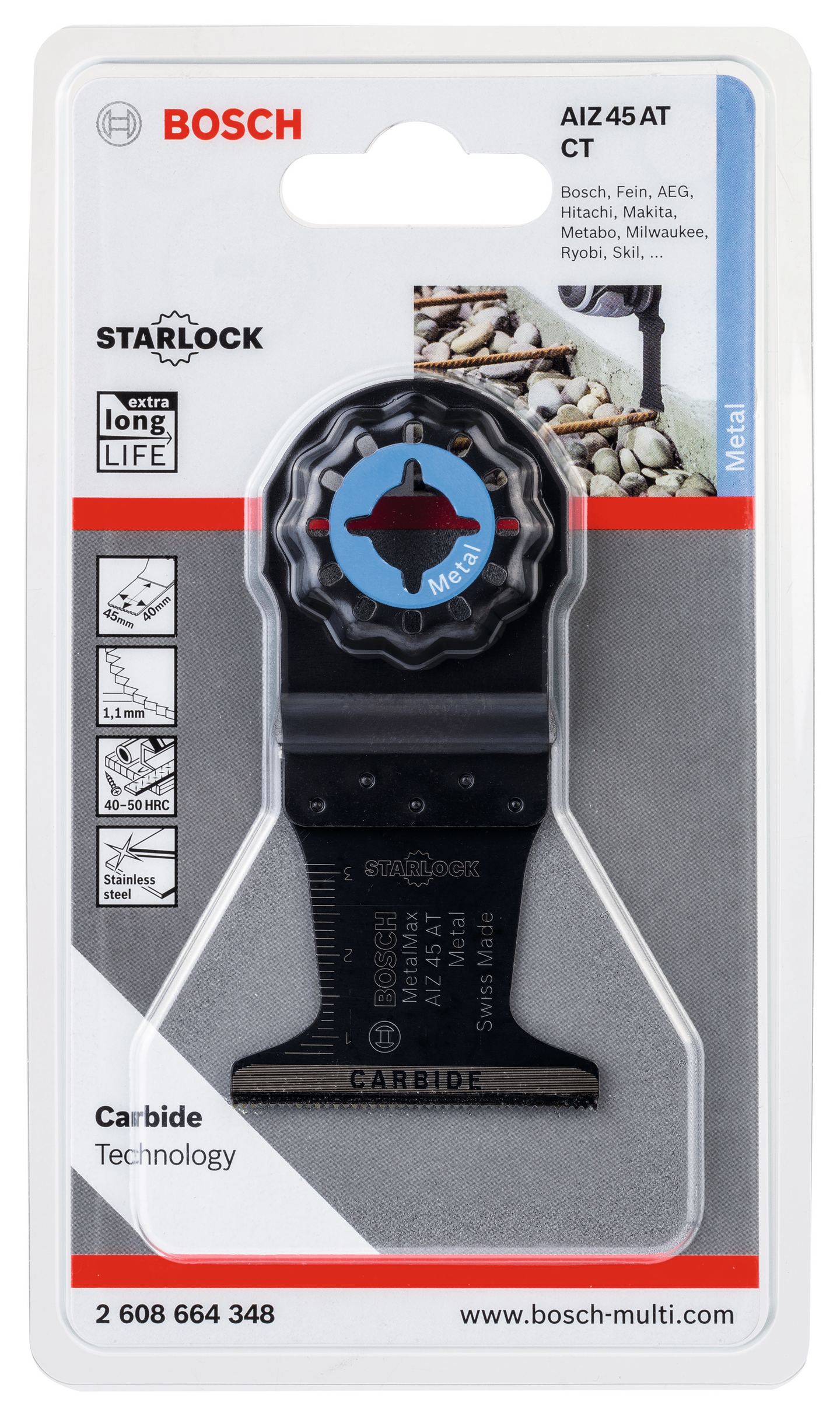 SÅGBLAD AIZ45AT METALMAX 45X40MM