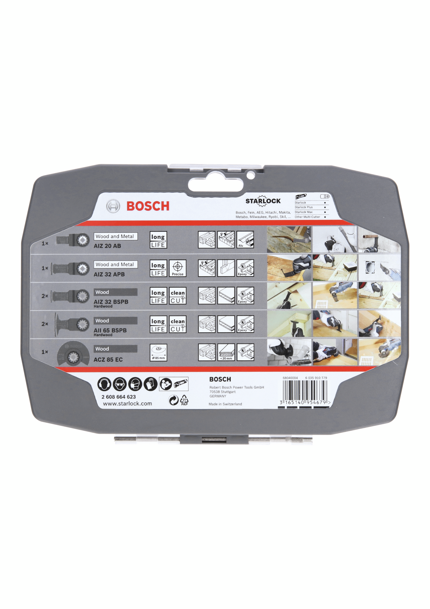 STARLOCKSET BOSCH WOOD 7DELAR