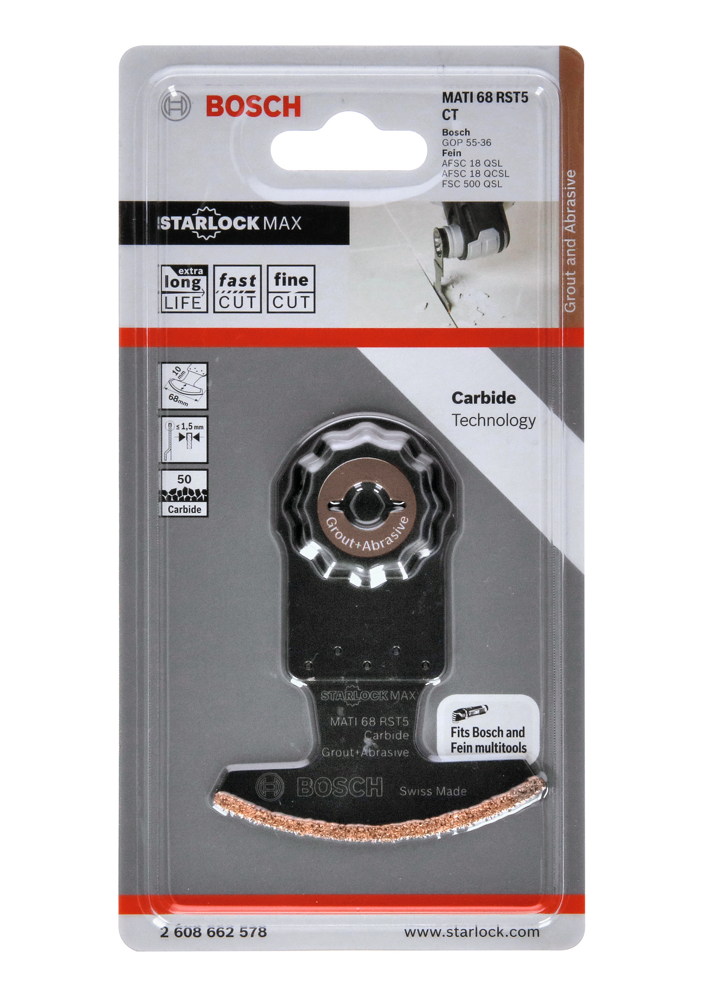 SÅGBLAD BOSCH MATI68RST5 HM-RIFF HAMMARE