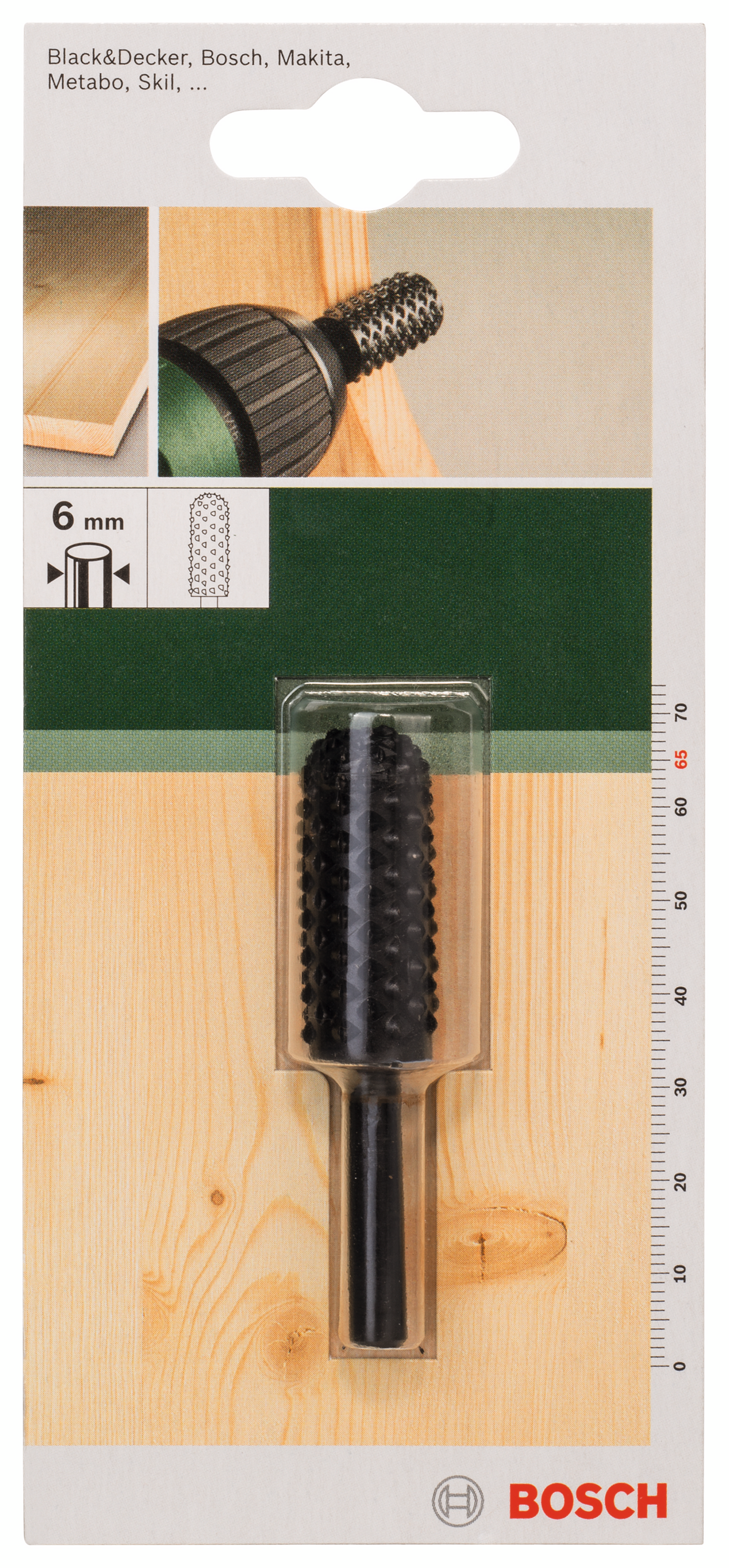 RASP BOSCH TRÄ CYLIND-RUND 13X65MM