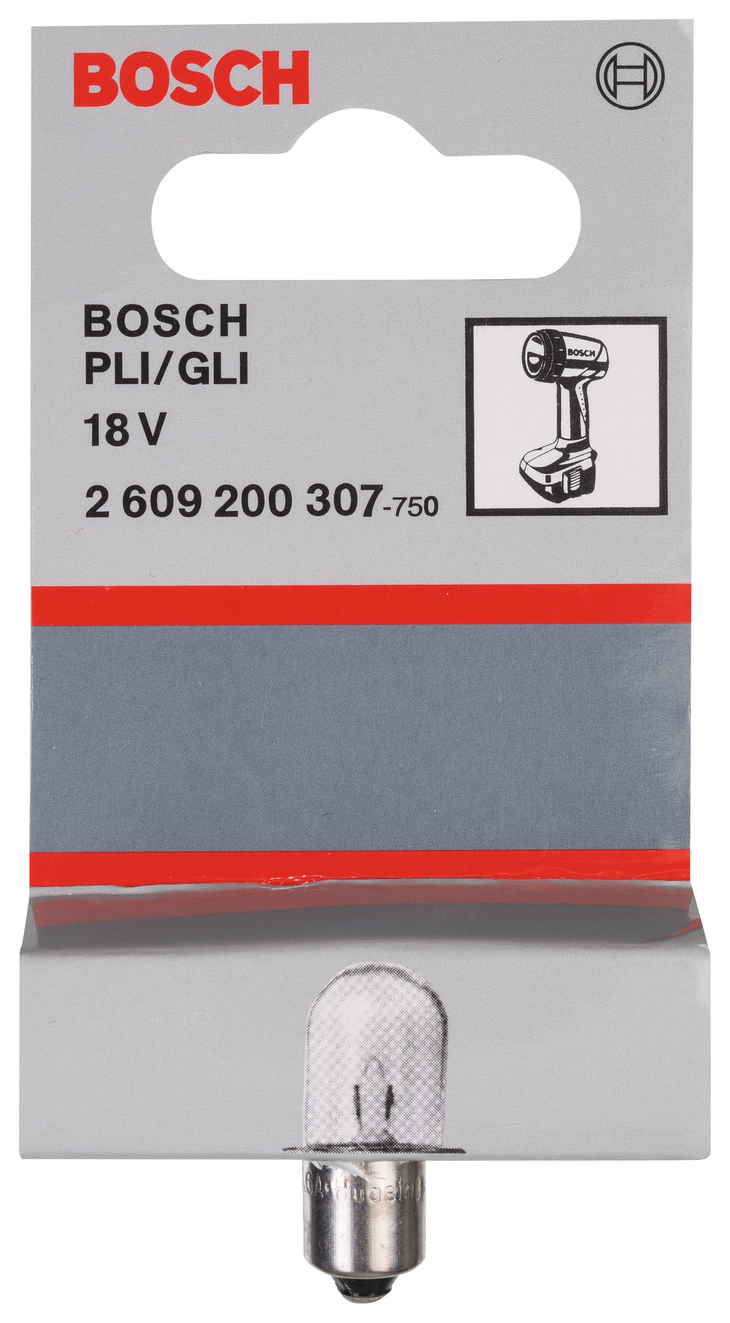 GLÖDLAMPA BOSCH GLI/PLI 18V