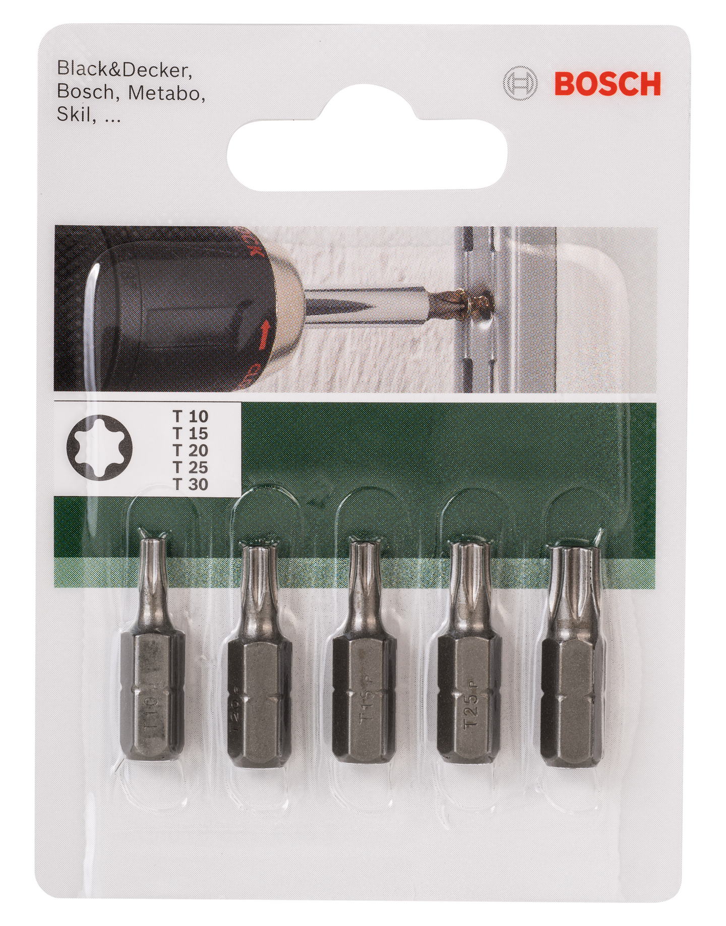 Ruuvikärkisarja Bosch TX10-30 25mm 5-osainen