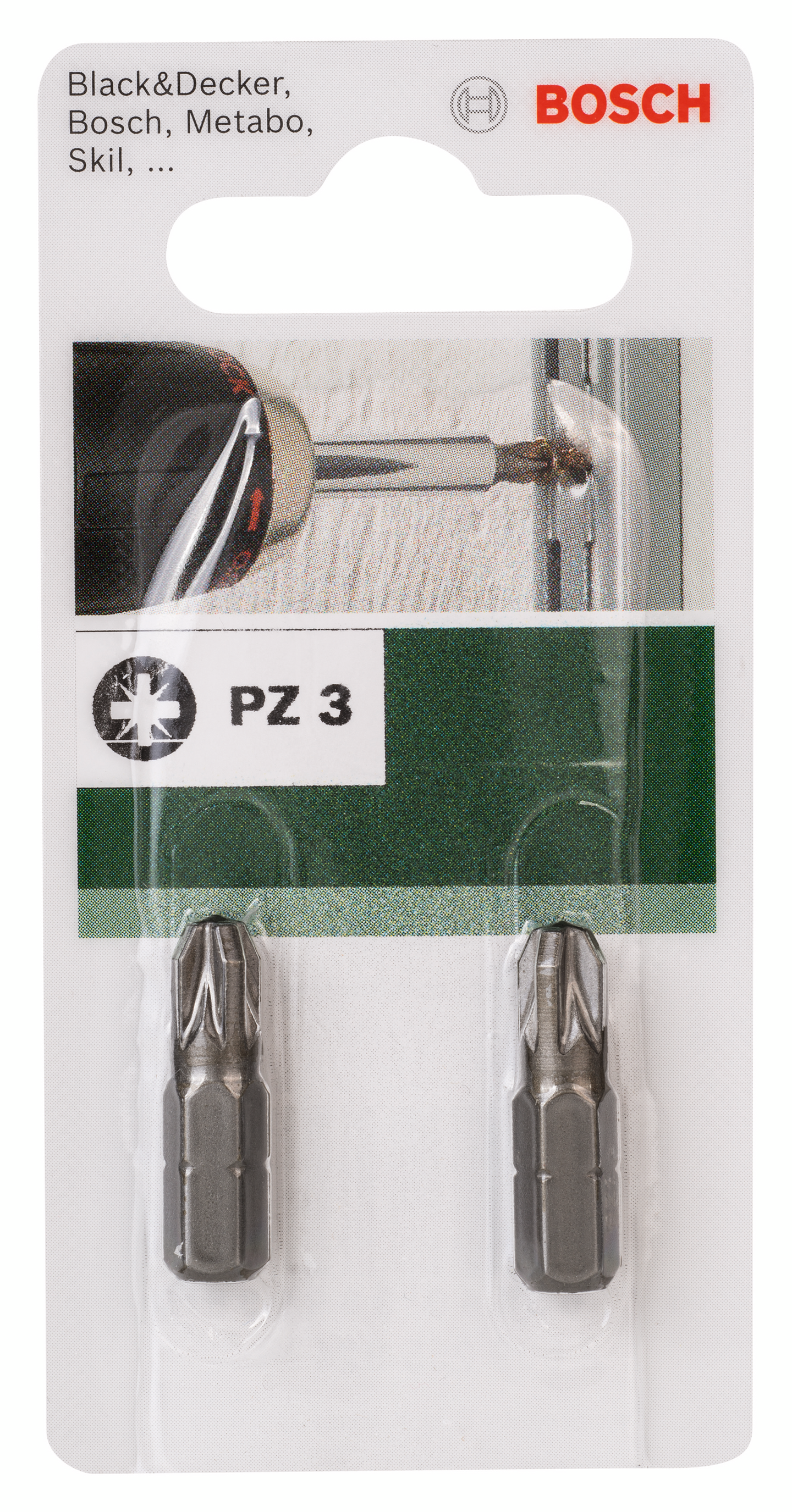 BITS BOSCH STD PZ3 25MM 2ST