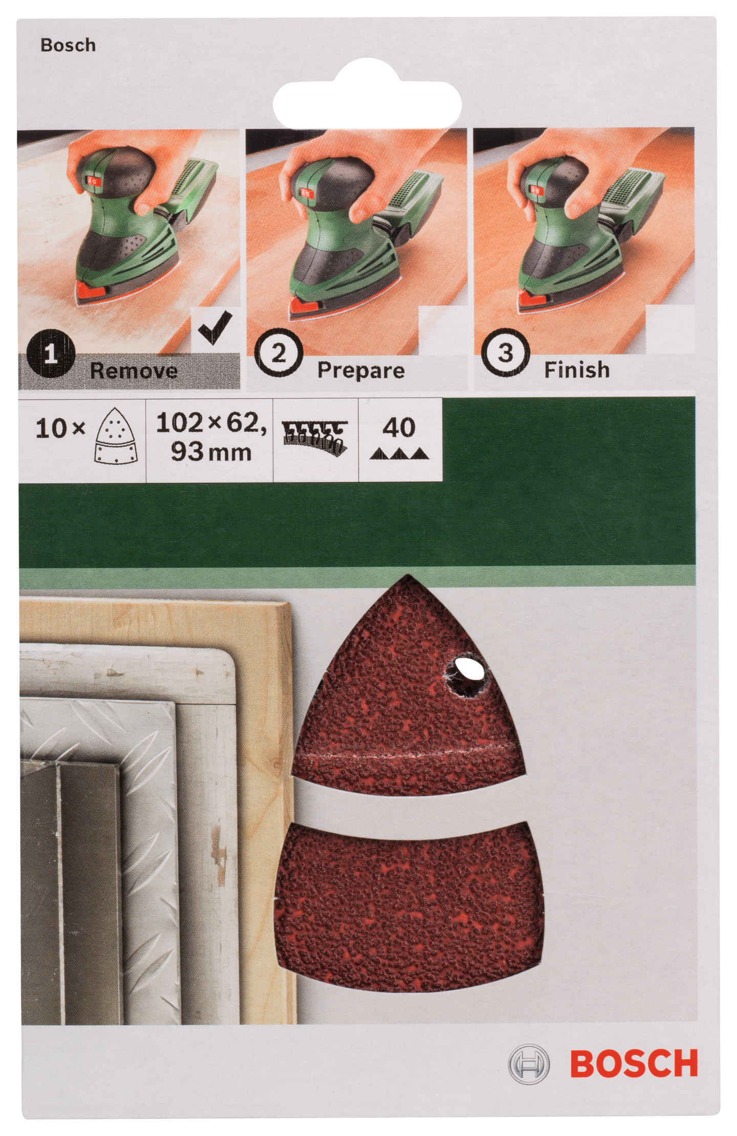 SLIPPAPPER BOSCH PSM K40 GL 10ST