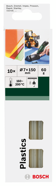 Liimapuikko Bosch pkp 7mm 10 kpl muoville