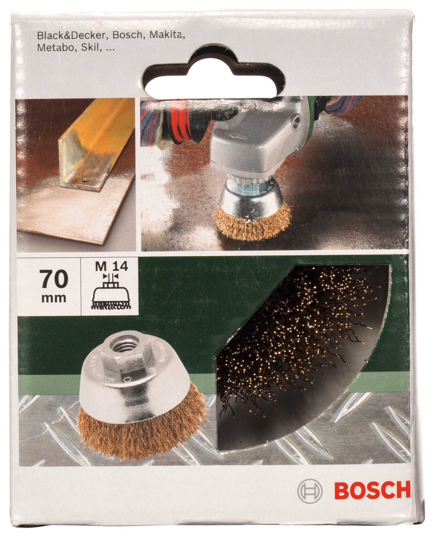 KOPPBORSTE BOSCH VÅGFORMAD M14 70MM
