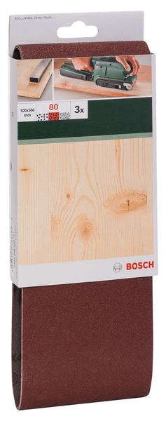 SLIPBAND BOSCH RW100X560MM UH K80 3ST