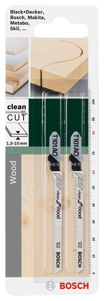 Pistosahanterä Bosch T 101 AO 2kpl
