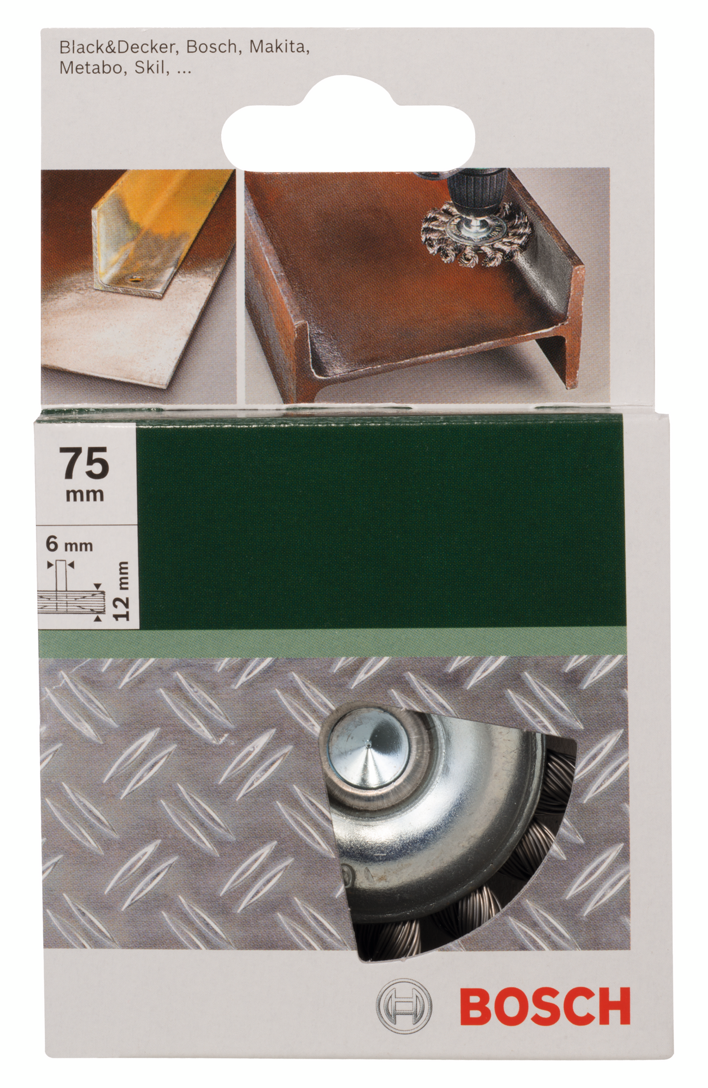 SKIVBORSTE BOSCH STÅL VÅGFORMIG 75X6MM 2609256533