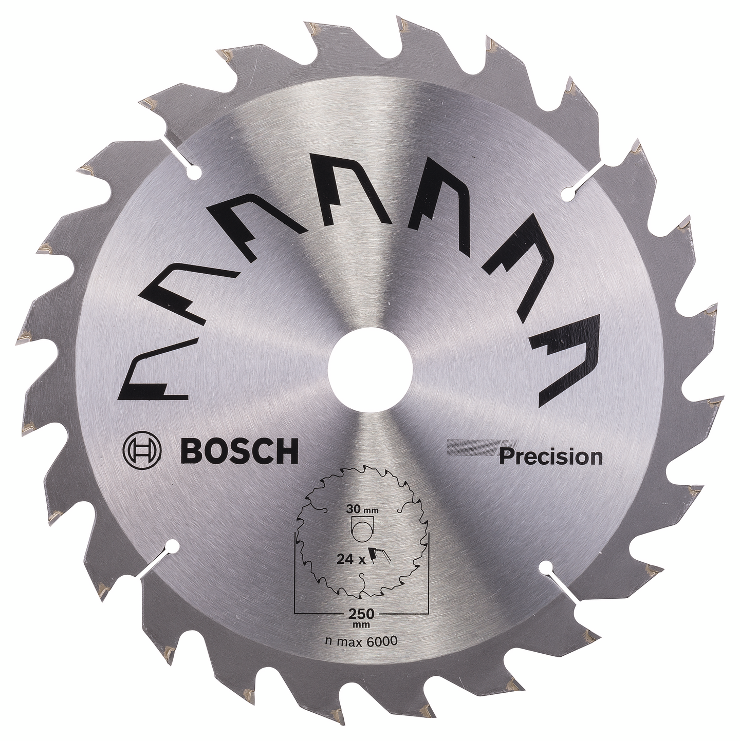 Pyörösahanterä Bosch Precision 250x30mm 24
