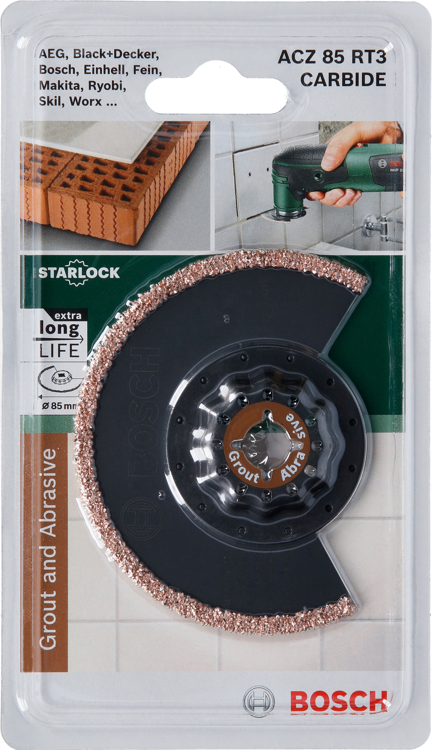 SÅGKLINGA BOSCH ACZ85RT3 T2,5MM HM 85MM GL