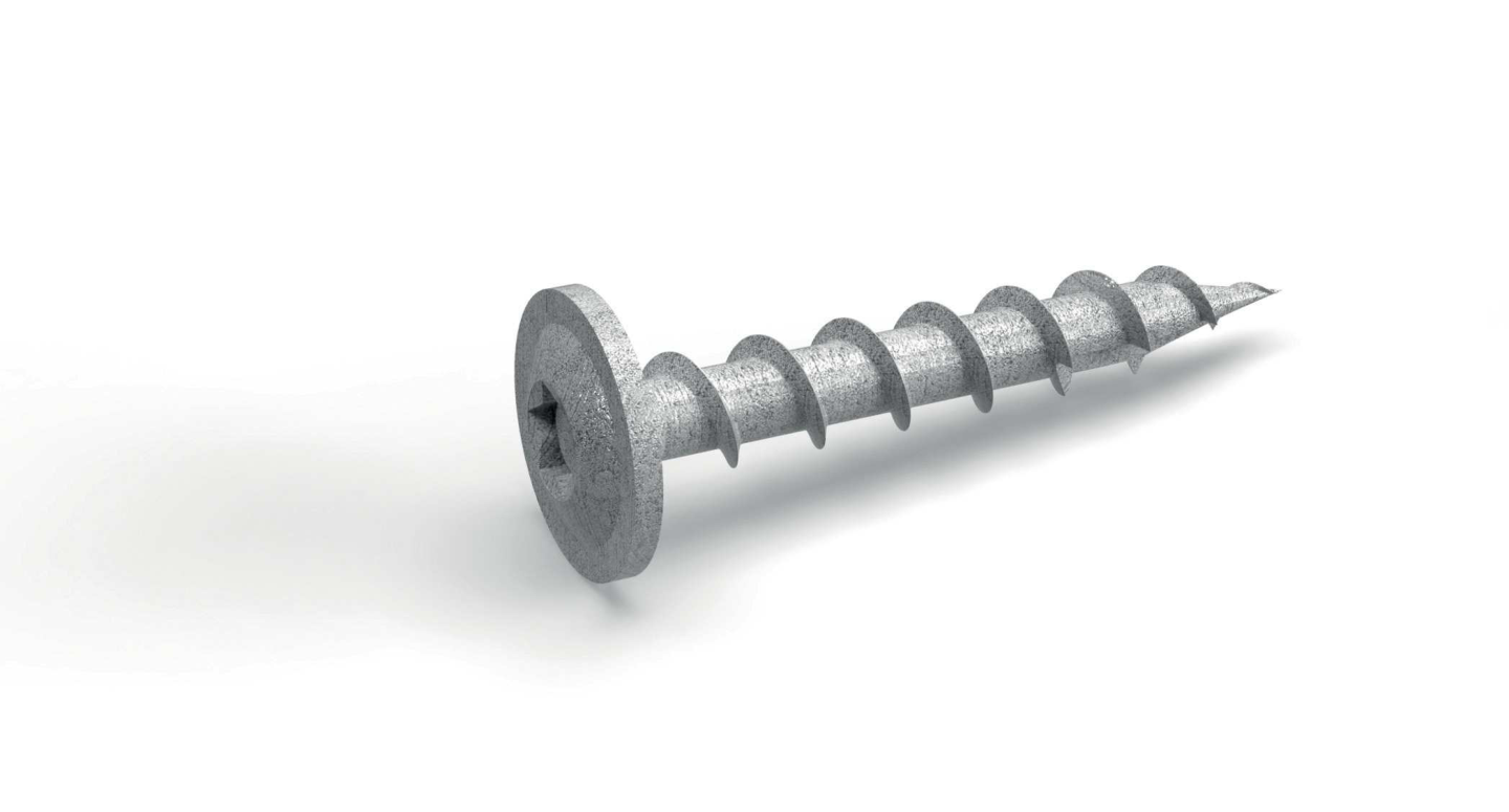 TRÄSKRUV BIG DOG  6X 40MM 100P SILVER RUSPERT TX30