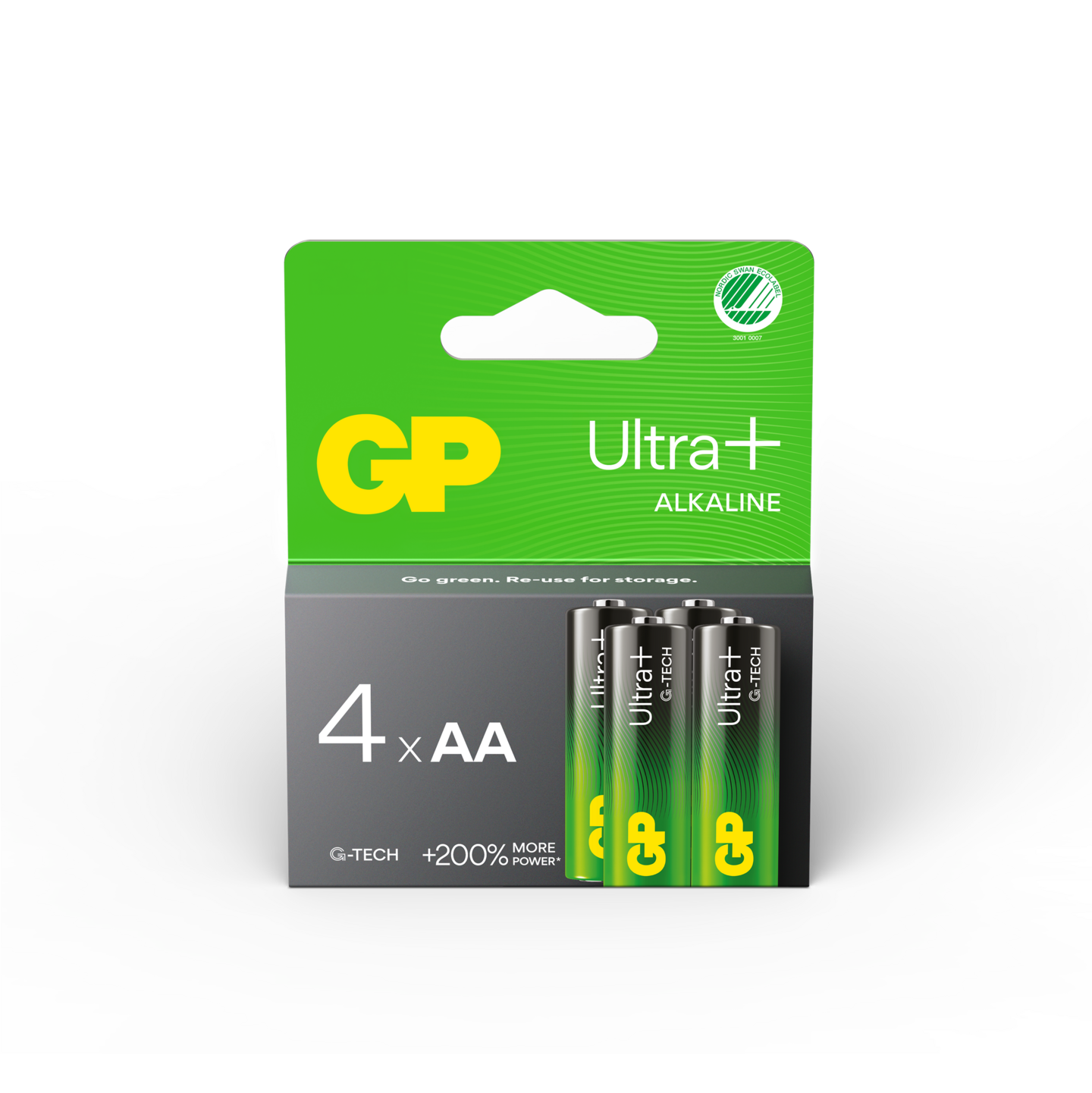 BATTERI ULTRA PLUS ALK AA/LR6 4P