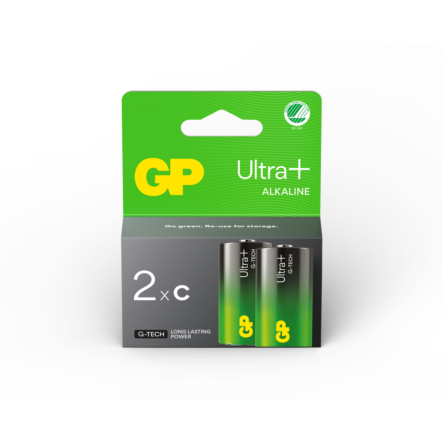 BATTERI ULTRA PLUS ALK C/LR14 2P