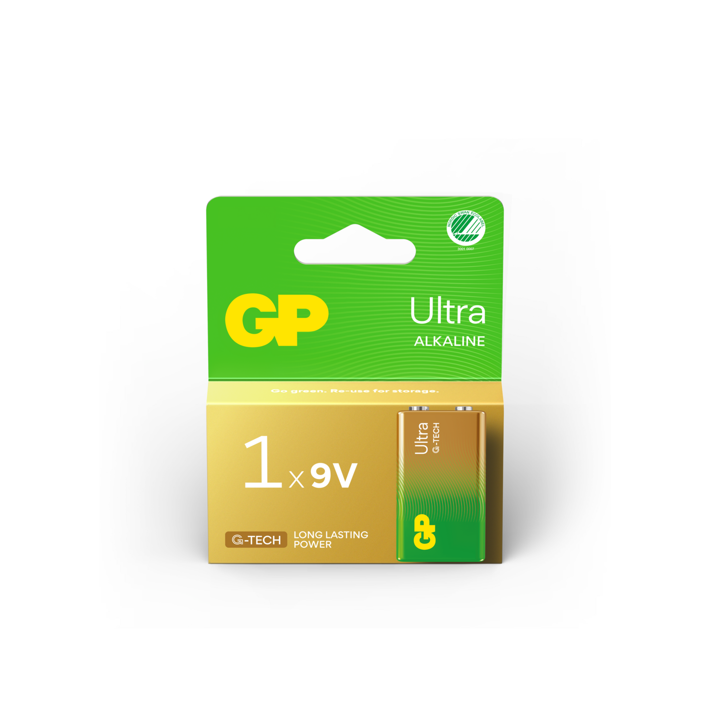 BATTERI ULTRA ALK 9V/6LF22 1P