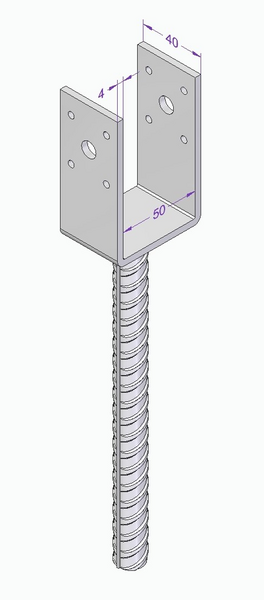 STOLPSKO ESSVE TYP U 50X40MM