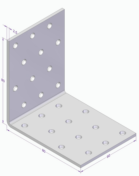 SPIKPLÅTSVINKEL ESSVE CE 80X80X60X2,5MM