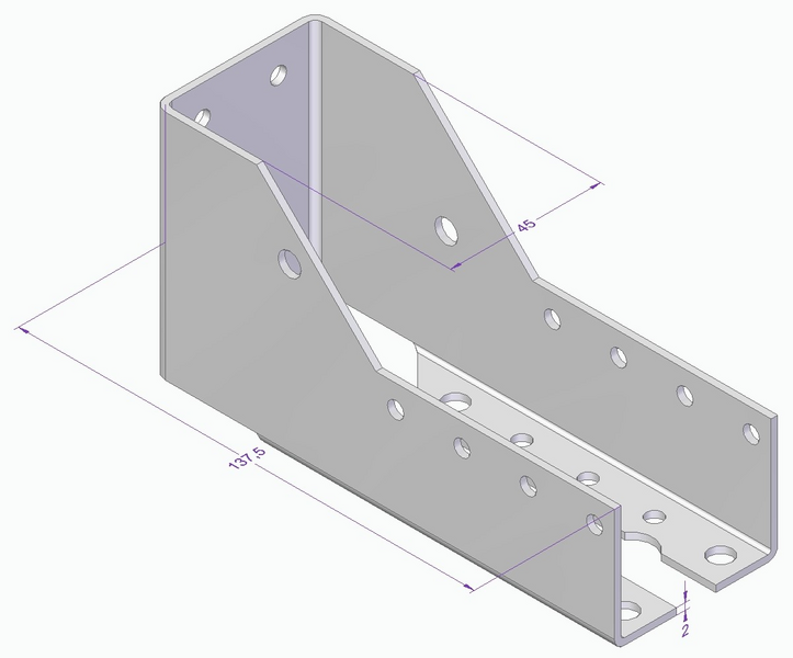 BALKSKO ESSVE INVÄNDIG CE 45X137MM