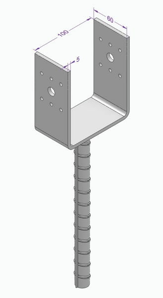 STOLPSKO ESSVE TYP U 100X60