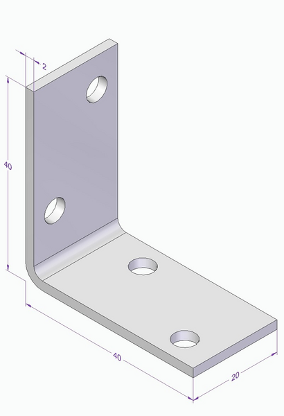 MINIVINKEL ESSVE CE 40X40X20X2,0