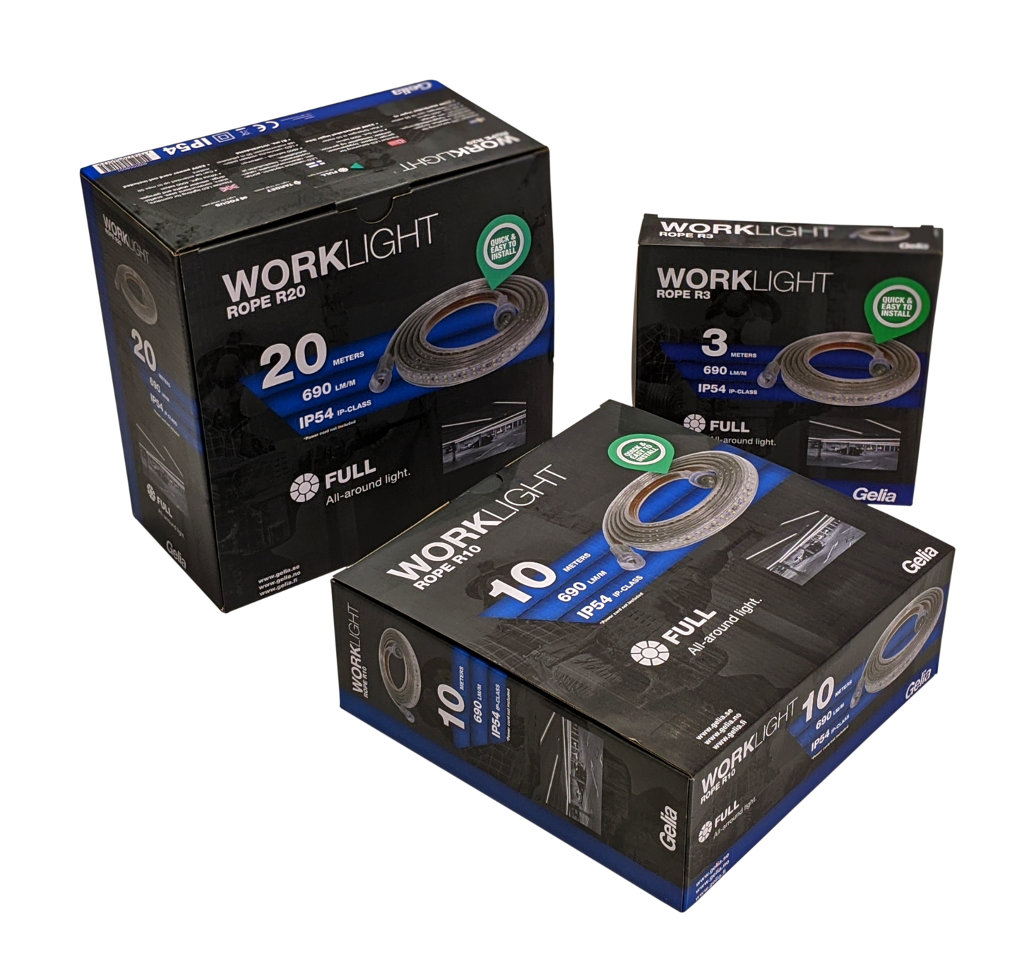 LEDSLINGA GELIA WORKLIGHT ROPE 3M