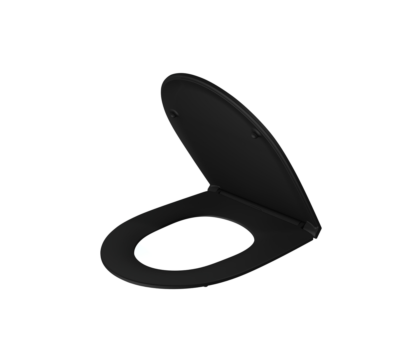 TOALETTSETE EDGE SLIM, MATT SORT