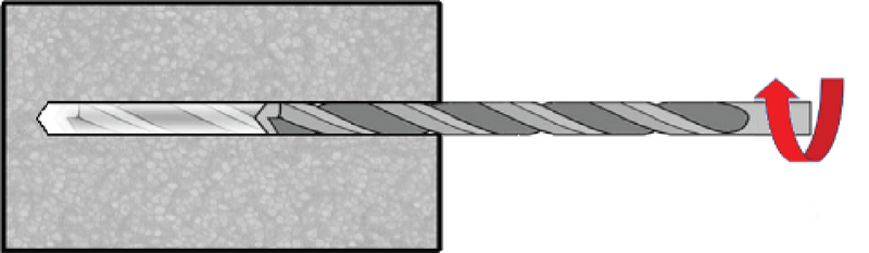BETONGSKRUV EUS-HF HEXFLÄNS FZB 10,5(8)X130