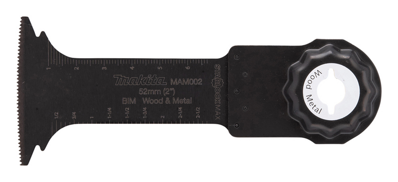Sahanterä Makita upotukseen 52mm BiM Starlock Max 5kpl