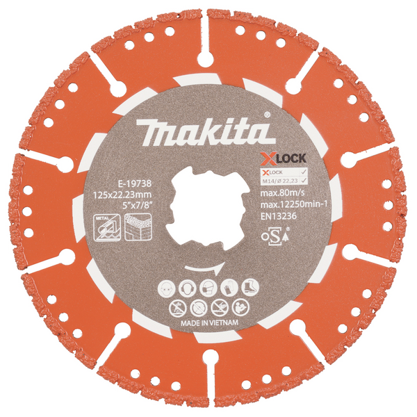 Timanttilaikka Makita 125mm X-Lock Rescue